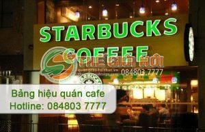 bảng hiệu quán cafe