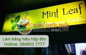 làm bảng hiệu hộp đèn
