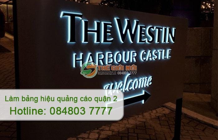 làm bảng hiệu quảng cáo quận 2
