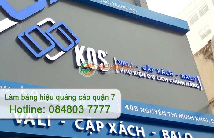 làm bảng hiệu quảng cáo quận 7