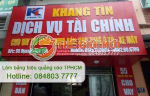 làm bảng hiệu quảng cáo tphcm