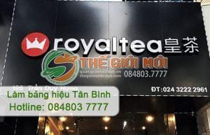 làm bảng hiệu tân bình