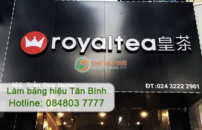 làm bảng hiệu tân bình