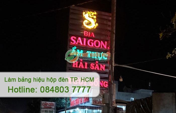 làm bảng hiệu hộp đèn tphcm