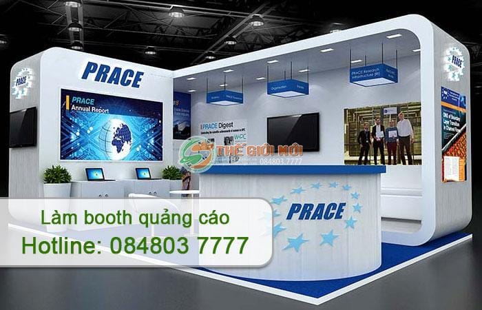 làm booth quảng cáo