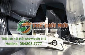 thiết kế nội thất showroom ô tô