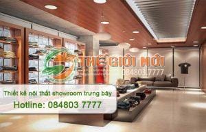 thiết kế nội thất showroom trưng bày