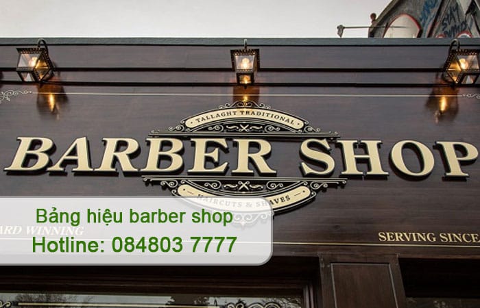 bảng hiệu barber shop