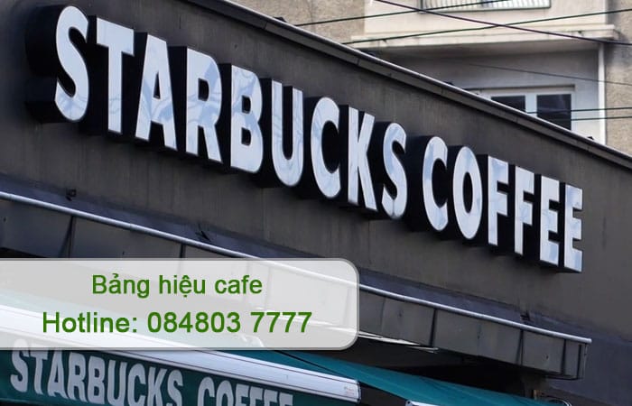 bảng hiệu cafe