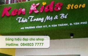 bảng hiệu đẹp cho shop