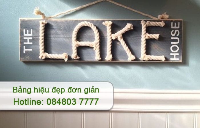 bảng hiệu đẹp đơn giản