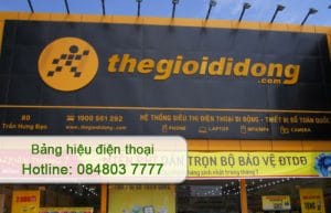bảng hiệu điện thoại