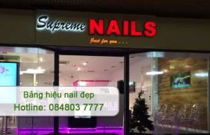 bảng hiệu nail đẹp
