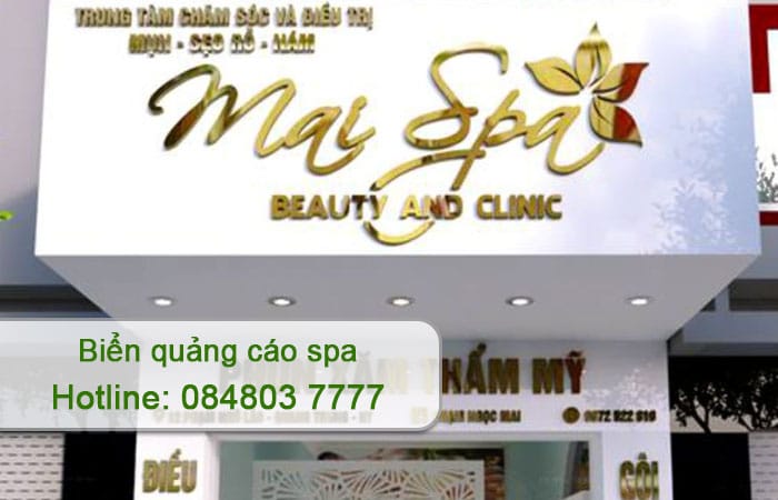 biển quảng cáo spa