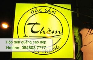 hộp đèn quảng cáo đẹp