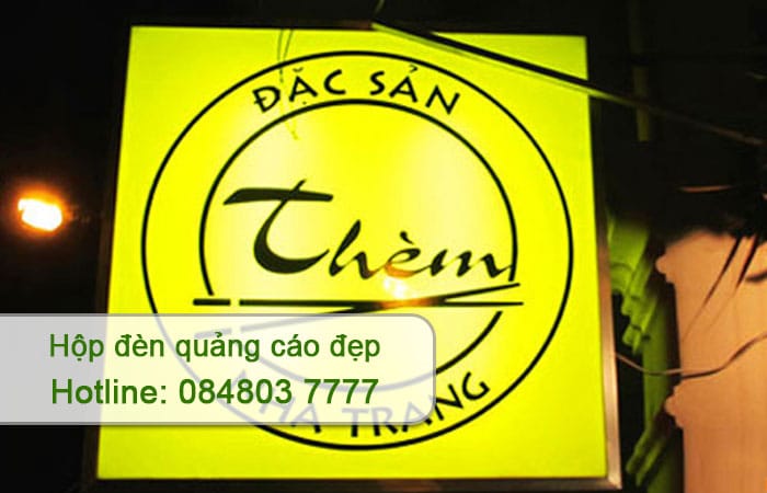 hộp đèn quảng cáo đẹp