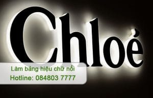 làm bảng hiệu chữ nổi