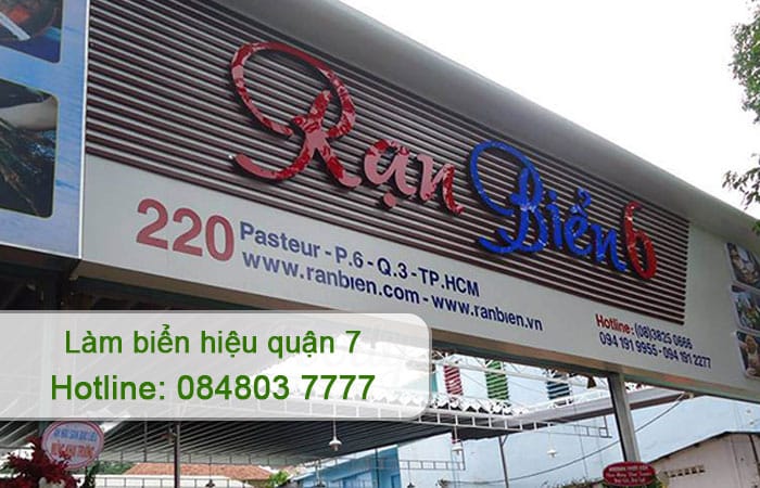 làm biển hiệu quận 7