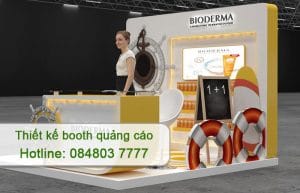 thiết kế booth quảng cáo