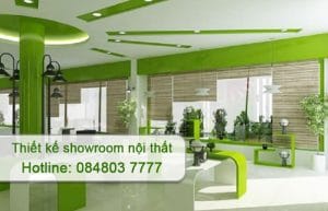 thiết kế showroom nội thất