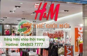 bảng hiệu shop thời trang