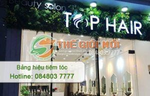 bảng hiệu tiệm tóc