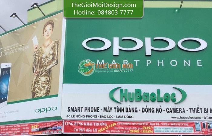 biển quảng cáo điện thoại