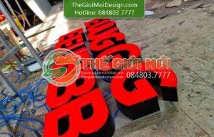 biển quảng cáo hộp đèn mica