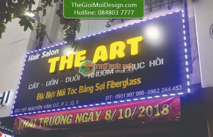 biển quảng cáo salon tóc