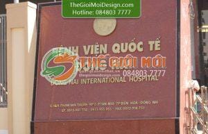 bảng hiệu công ty inox