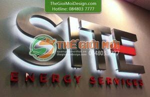 biển quảng cáo chữ inox