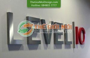 gia công chữ inox