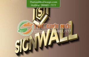 gia công chữ inox vàng