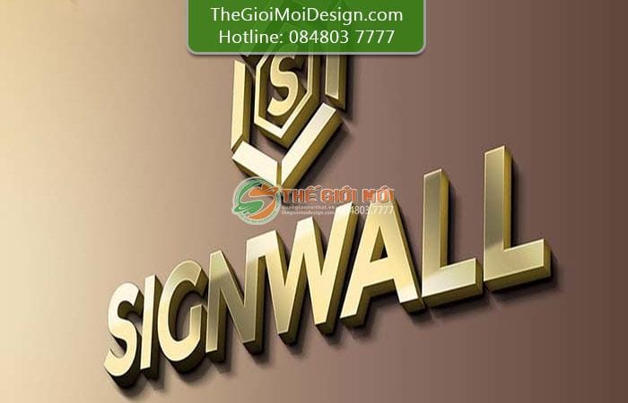gia công chữ inox vàng