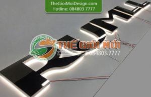 chữ inox mặt mica