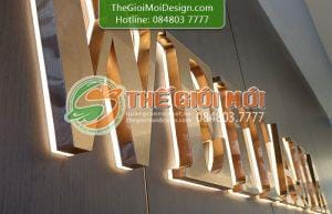 báo giá chữ inox