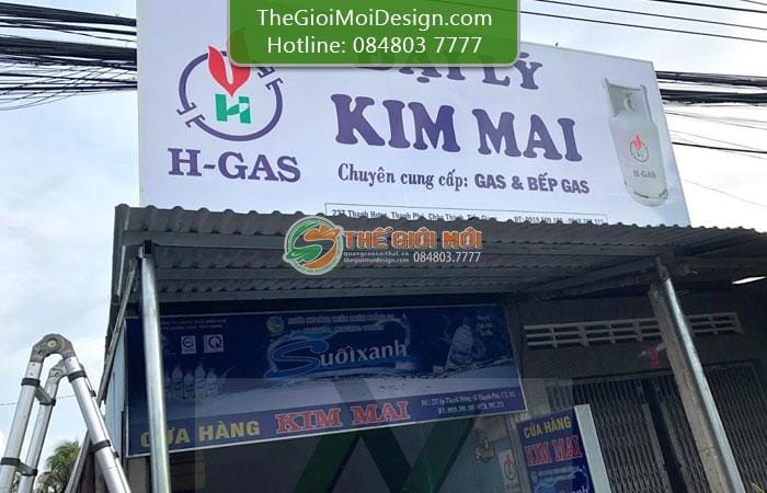 bảng hiệu đại lý gas