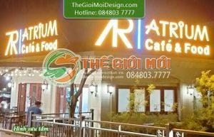 bảng hiệu tòa nhà cao tầng