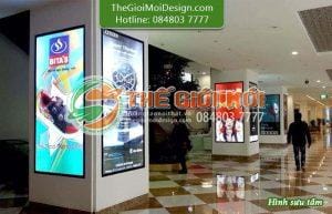 bảng hiệu hộp đèn đứng