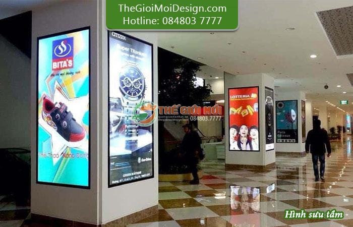 bảng hiệu hộp đèn đứng