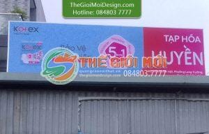 bảng hiệu cửa hàng tạp hóa