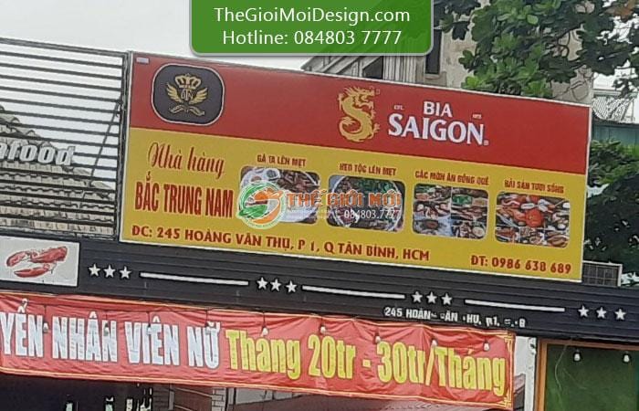 mẫu biển quảng cáo quán bia