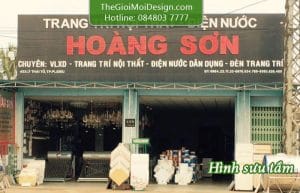 bảng hiệu cửa hàng trang trí nội thất