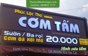 bảng hiệu quán cơm