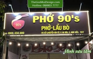 bảng hiệu quán phở đẹp