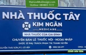 biển quảng cáo nhà thuốc