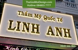 bảng hiệu thẩm mỹ viện