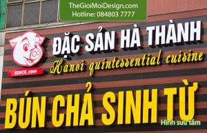 biển quán ăn