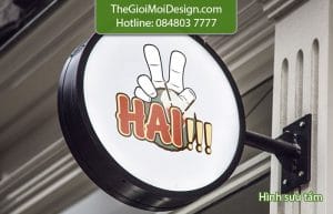 hộp đèn hút nổi