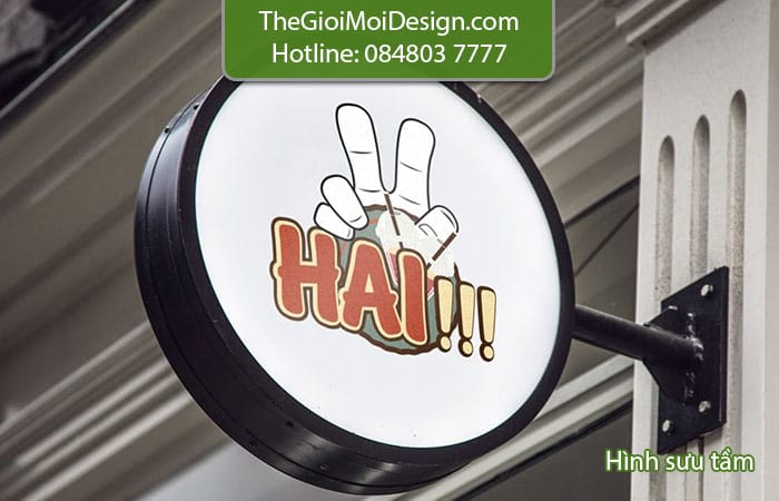 hộp đèn hút nổi